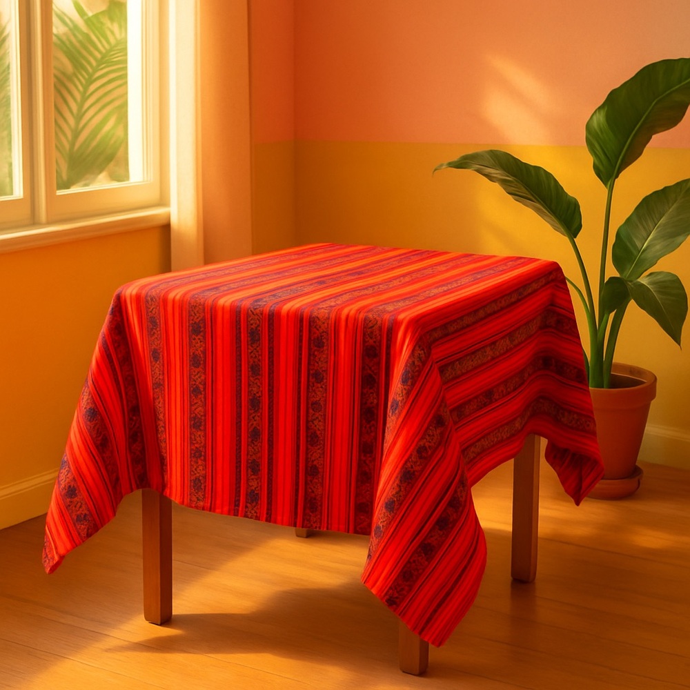 Authentic Peruvian Textile – Vibrant Vintage Design - Picture 3 of 6